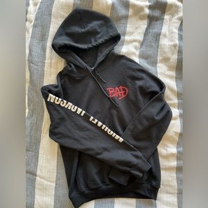 Michael Jackson BAD HOODIE SWEATSHIRT small